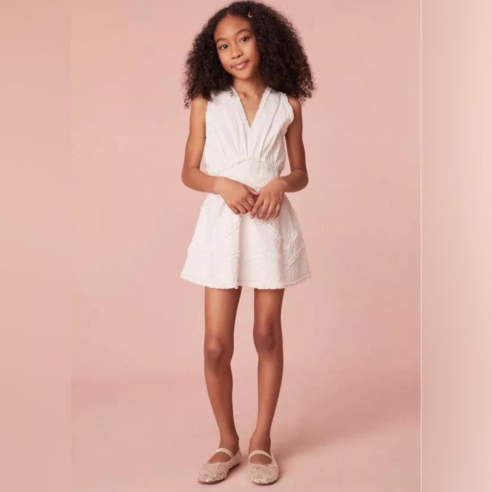 LoveShackFancy Kids Brecken Cotton Dress